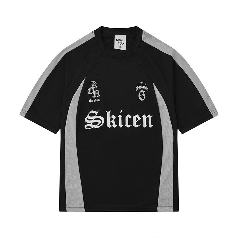 Herr T-shirt Hip Hop Stil Skicen Tryck Avslappnad