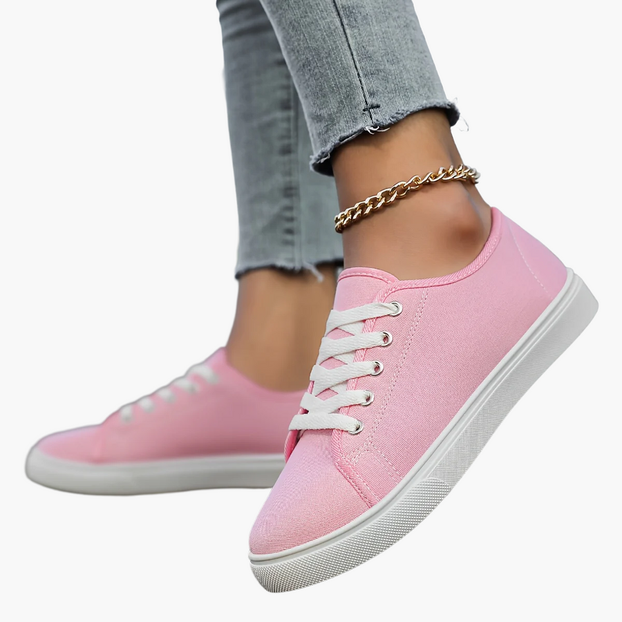 Dam Sneakers Låg Profil Vardagsskor Trendig Fritidsstil