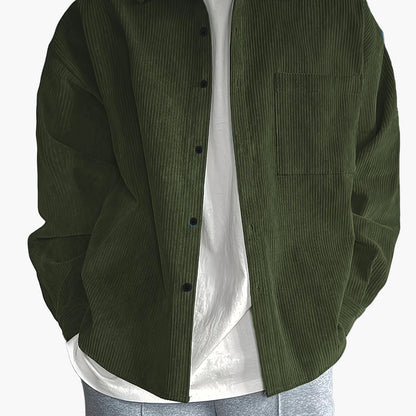 Herr Skjorta Oversize Avslappnad Stil – Perfekt För Vardagsbruk och Streetwear