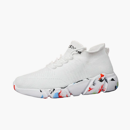 Herr Sneakers Sportiga Vardagsskor Med Camouflage Mönster Snygga Fritidsskor