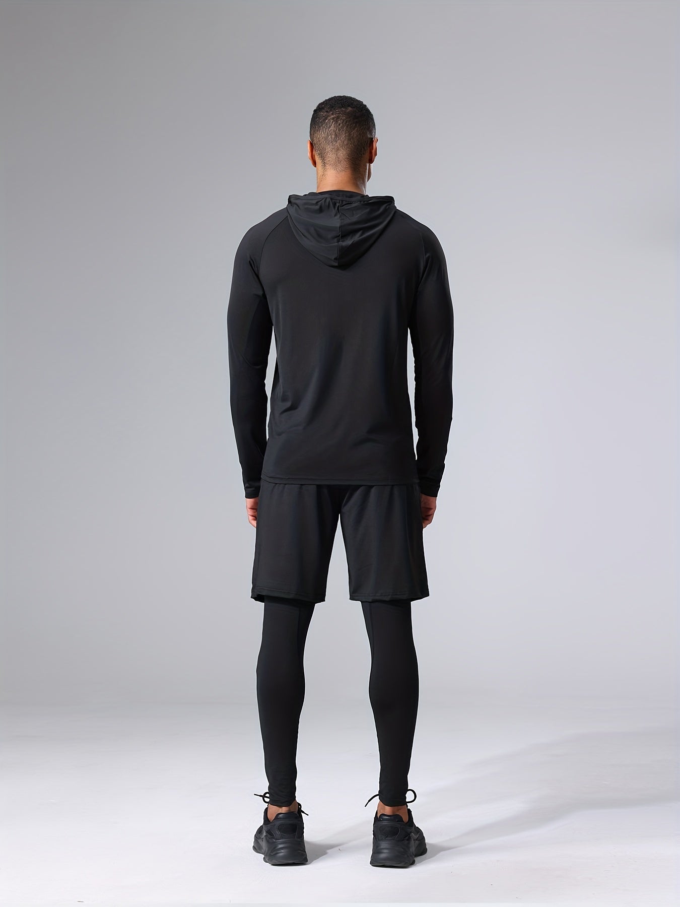 Herr Sportklädesset – Komplett 5-delars Träningsoutfit för Gym & Löpning