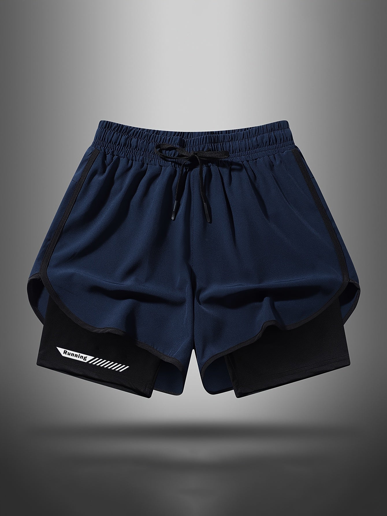 Herr Sportshorts med Innerbyxa – Löpning och Träning