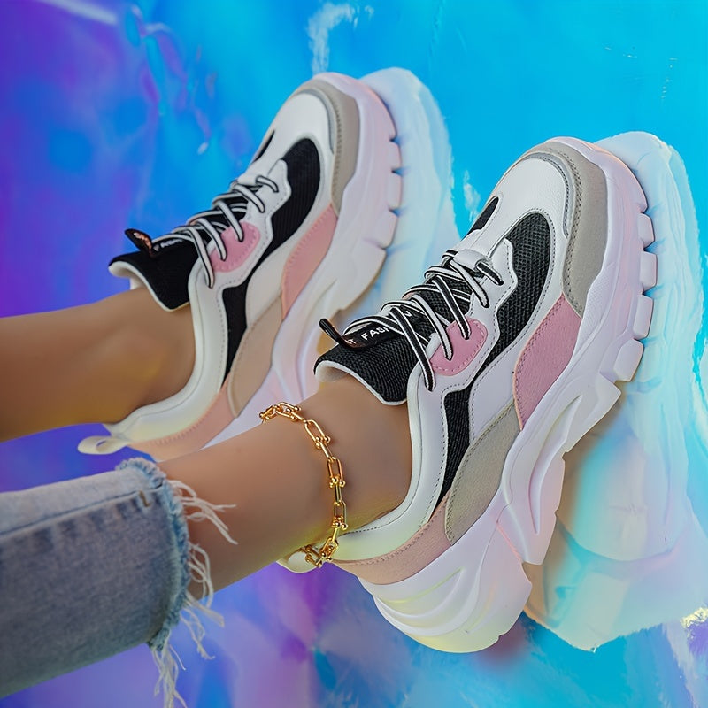 Dam Sneakers Chunky Stil Sportmode Fritidssko