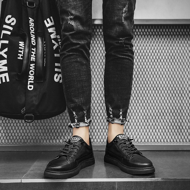 Herr Sneakers Mode Skor med Komfort och Stöd för Vardag och Arbete