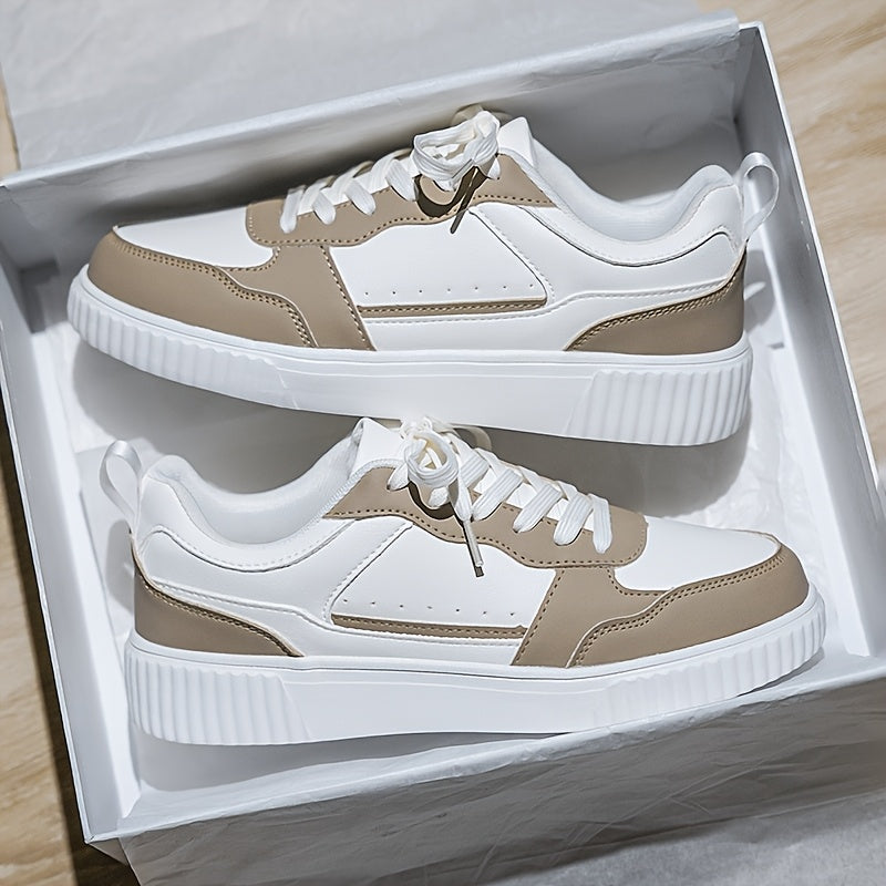 Herr Sneakers Låg Modell Modern Streetstil Vardag