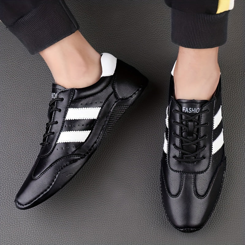 Herr Sneakers Sportig Vardagssko med Modern Design för Fritid och Stadsliv