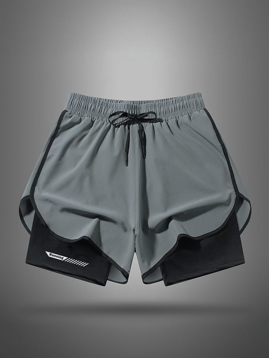 Herr Sportshorts med Innerbyxa – Löpning och Träning