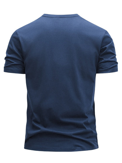 Herr T-shirt Modern Casual Stil "Whatever" Tryckt Design – Perfekt för Vardagsbruk