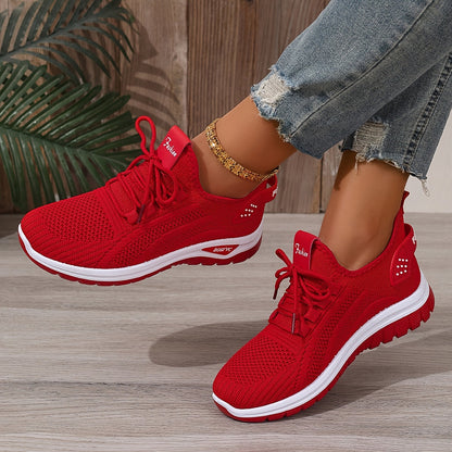 Dam Sneakers Sportiga Promenadskor Låg Modell för Vardag och Träning