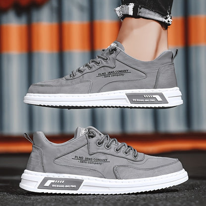 Herr Sneakers Låga Streetwear Modern Stil Vardagsbruk