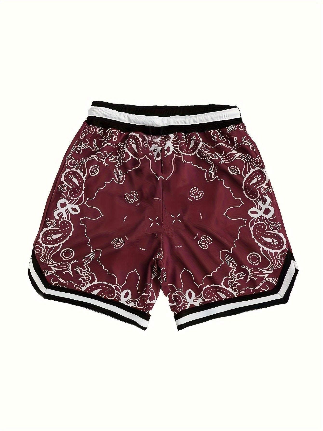 Herr Basketballshorts Streetwear Paisleymönster Sport och Fritid
