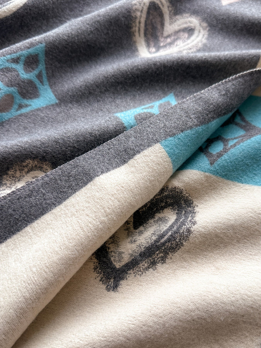 Poncho med mönster och fransar – Svart eller Flerfärgad