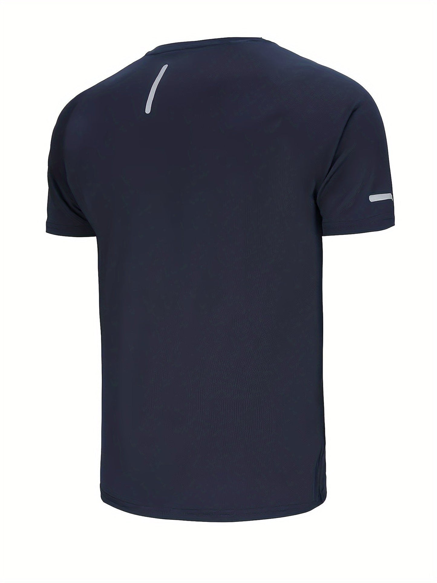 Herr T-shirt Sportig Träningsfunktion Kortärmad för Aktiv Livsstil