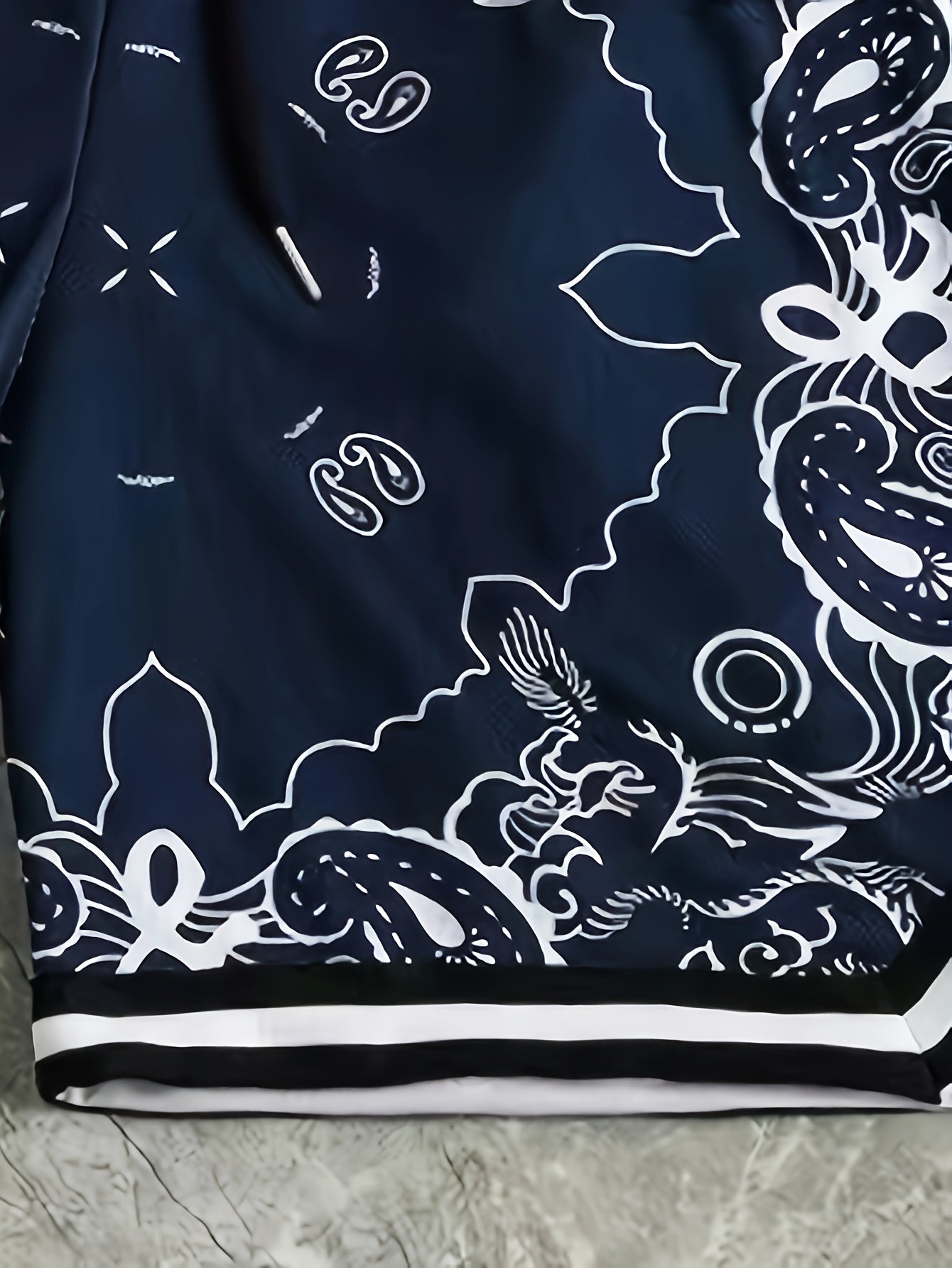 Herr Basketballshorts Streetwear Paisleymönster Sport och Fritid