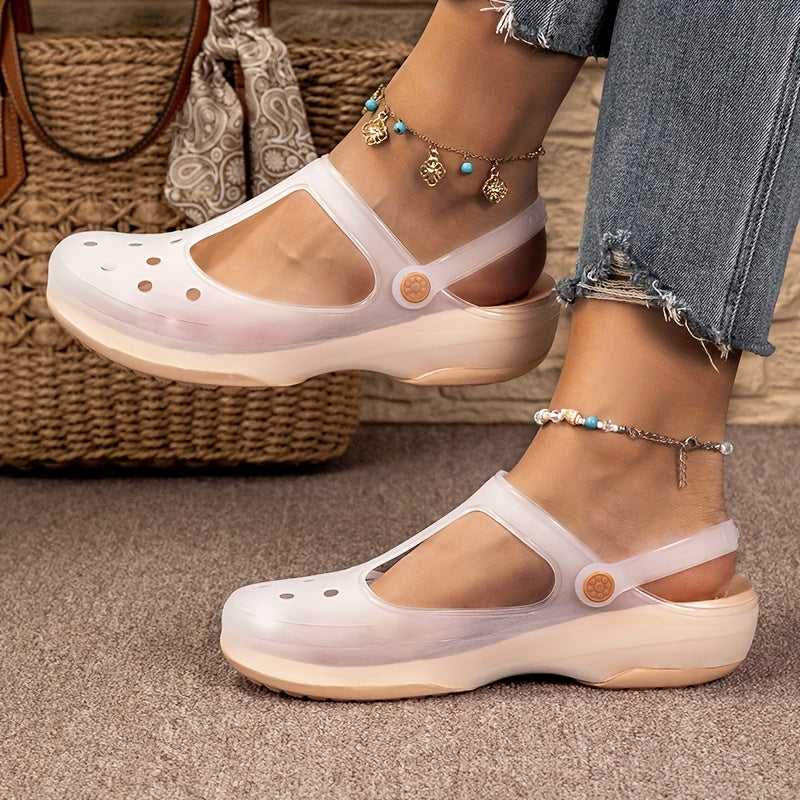 Dam Sandaler Plattform Mary Jane Stil – Bekväma och Stilrena Vardagsskor