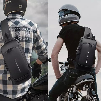 Charlotte – Unisex Anti-stöld Crossbody-väska med Laddare