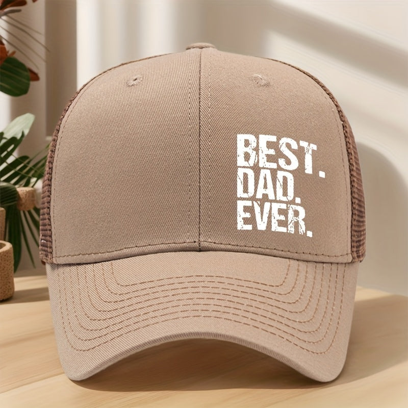 Herrkeps truckermodell med text – Best Dad Ever – Perfekt present till pappa
