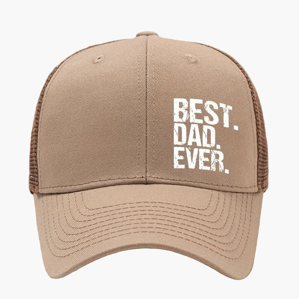 Herrkeps truckermodell med text – Best Dad Ever – Perfekt present till pappa