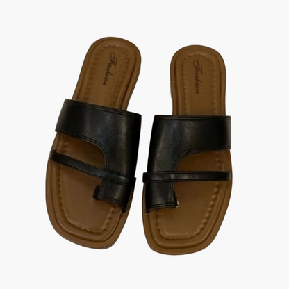 Dam Sandaler Platta Slip-in Sommarskor för Vardag och Semester