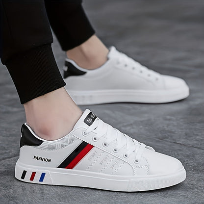 Herr Sneakers Sportiga Vardagsskor med Låg Profil - Trendig och Bekväm för Fritid och Stadsliv