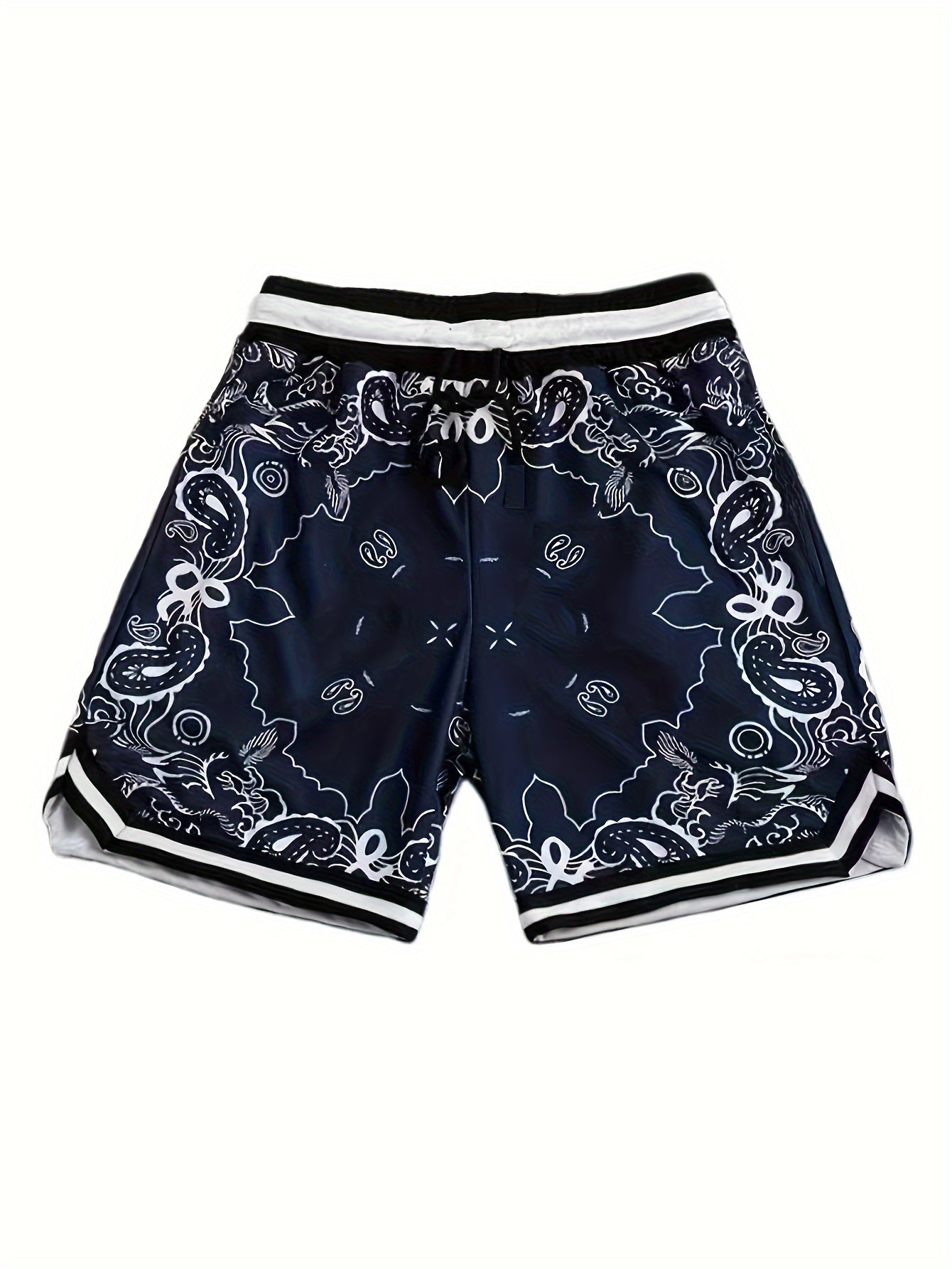 Herr Basketballshorts Streetwear Paisleymönster Sport och Fritid
