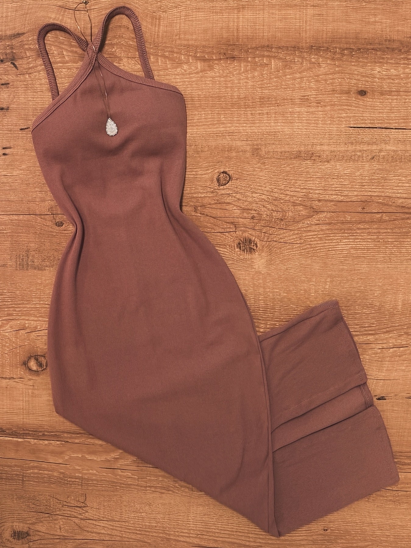 Dam Bodycon Halterneck Midiklänning för Sommar och Fest