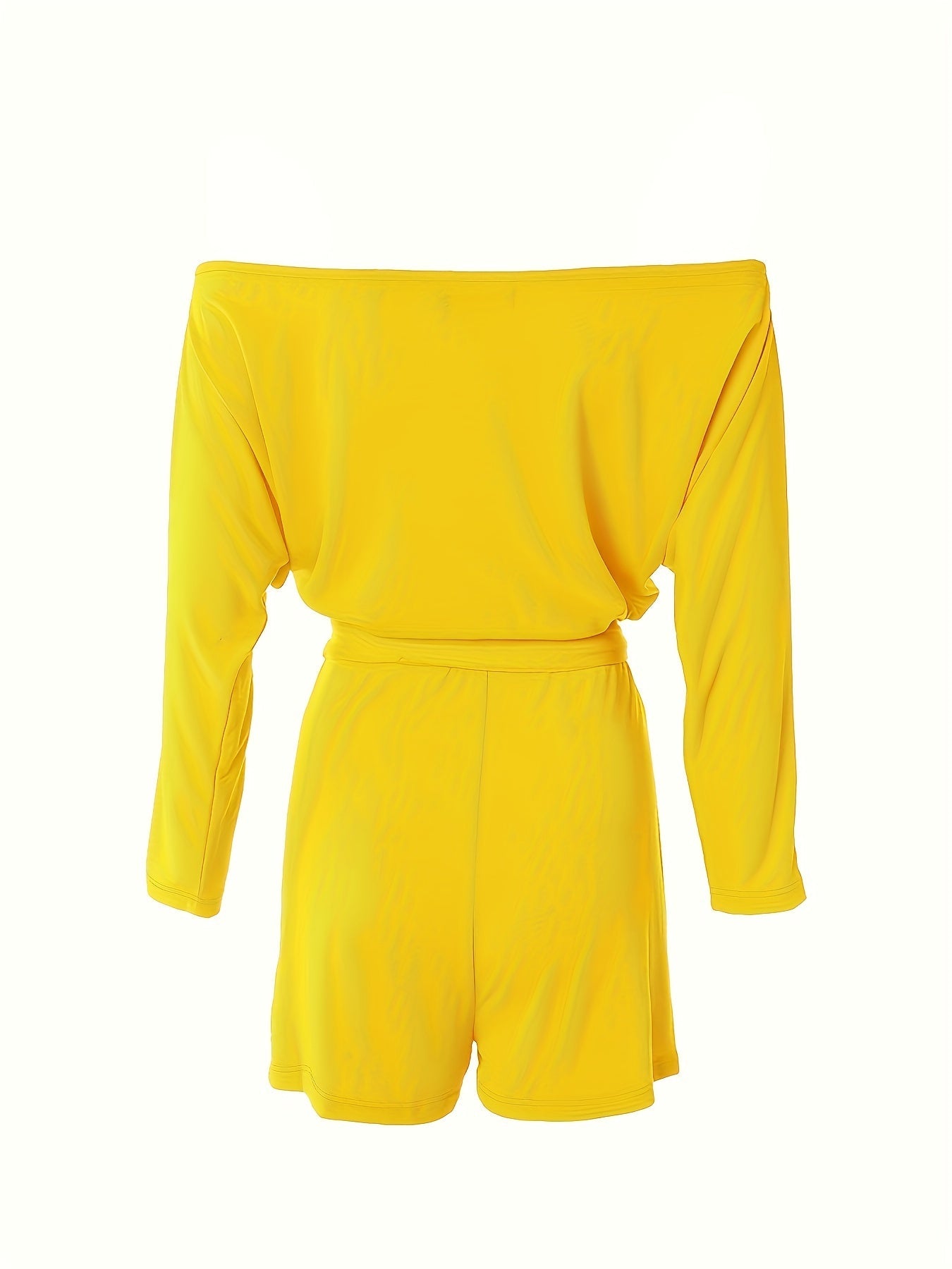 Dam Lounge Off-Shoulder Kort Set – Trendigt och Avslappnat Sommarplagg