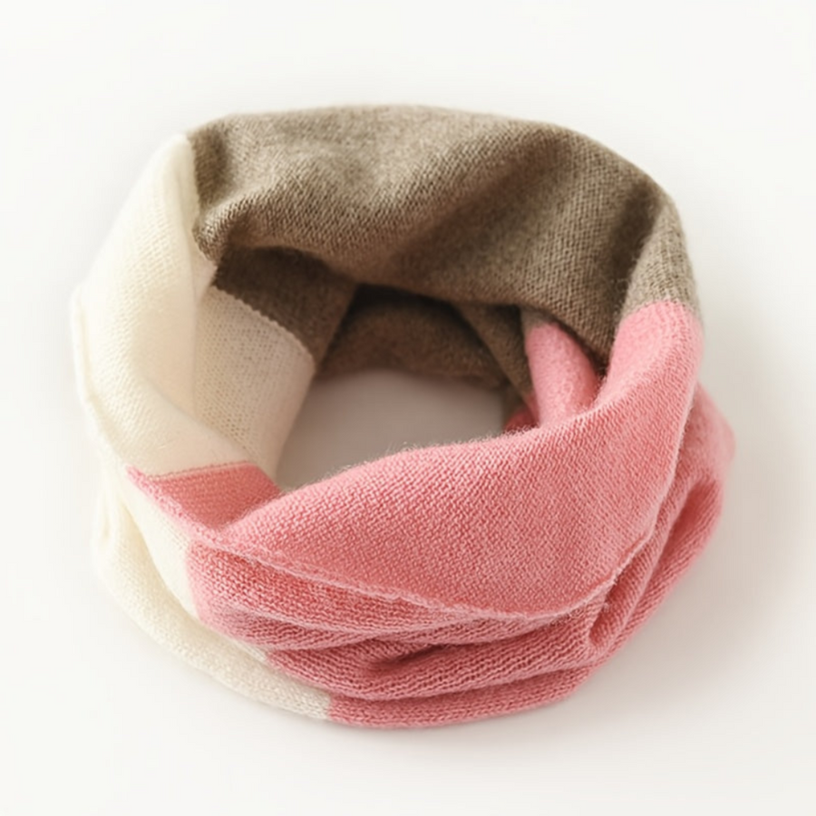 Randig tubhalsduk i mjukt material, flera färgkombinationer