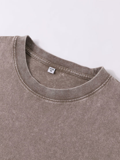 Herrarnas ärmlösa streetwear-tanktop med vintage-tryck och urban stil