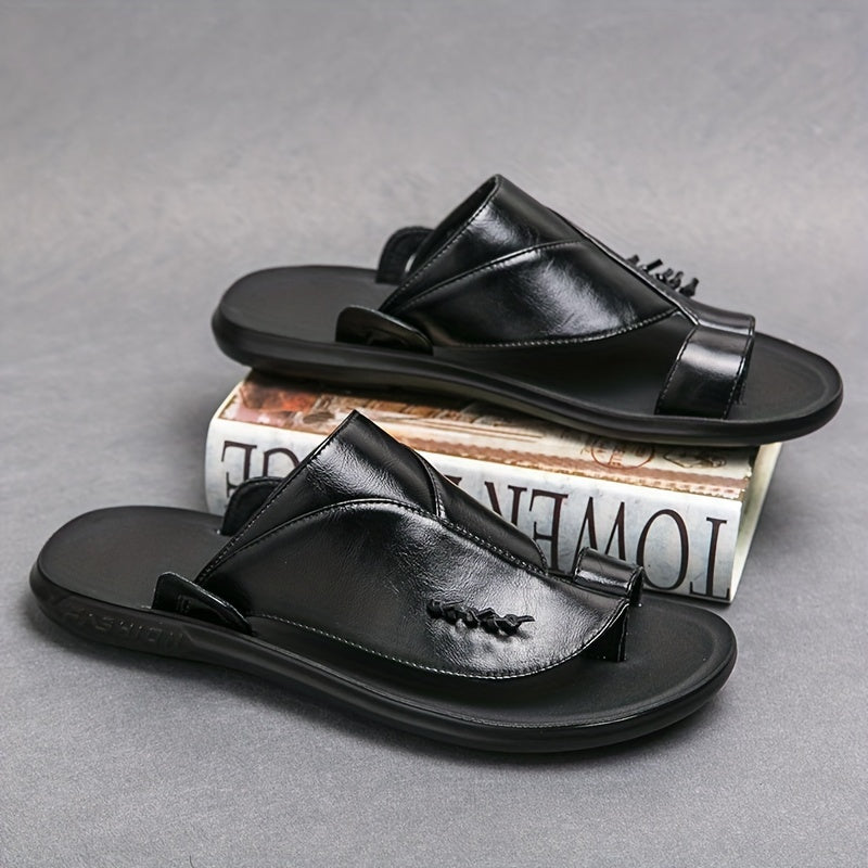 Herr Tofflor Slip-On Sandaler Casual Stil – Perfekta för Vardagsbruk och Avkoppling
