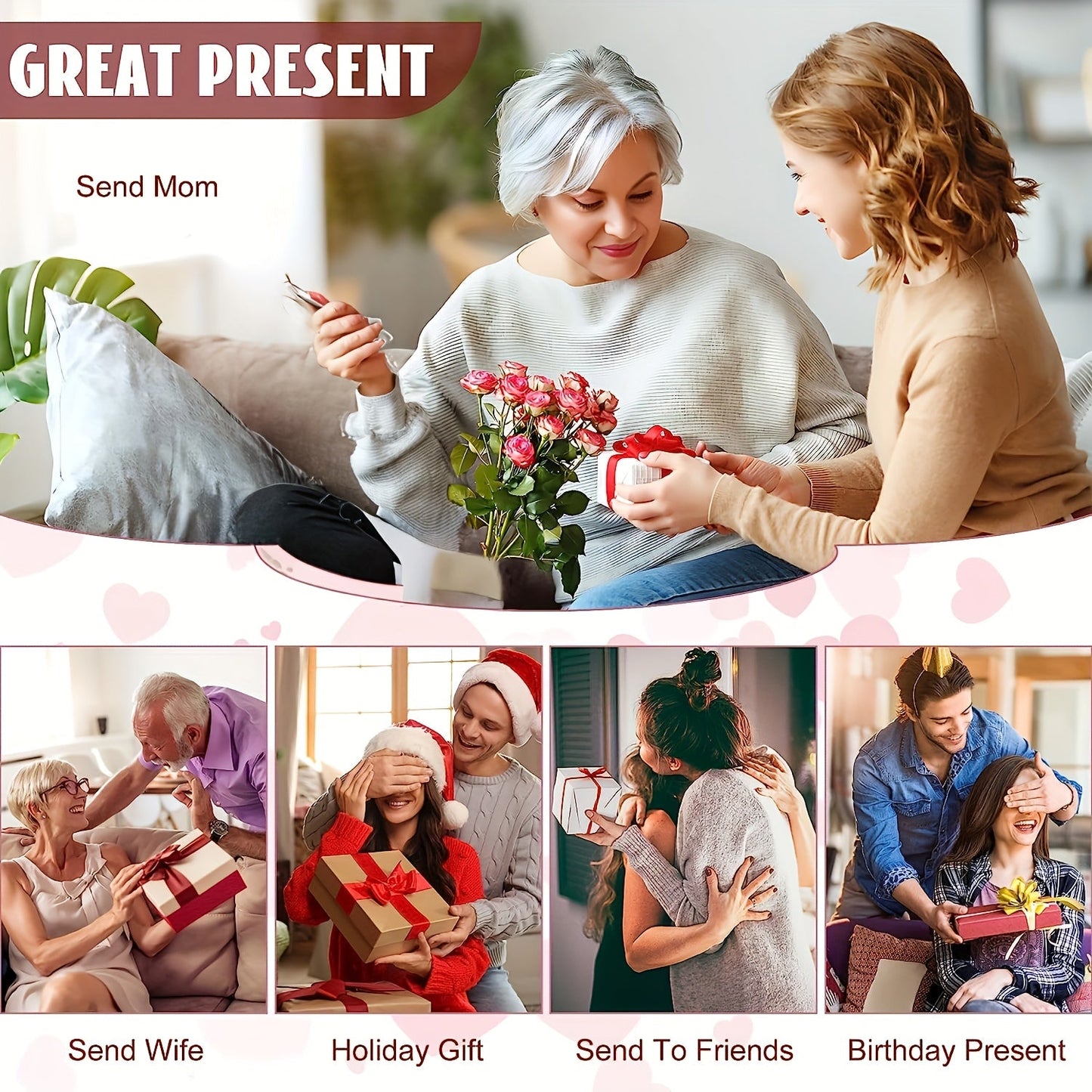 Kvinnors necessär med solros och texten 'Best Mom Ever' – Trendig present till mamma