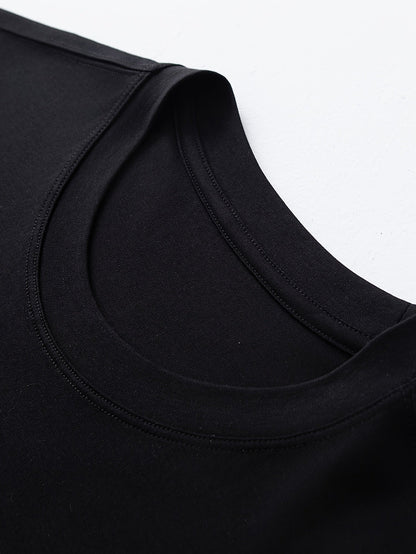 Herr T-shirt Modern Casual Stil "Whatever" Tryckt Design – Perfekt för Vardagsbruk