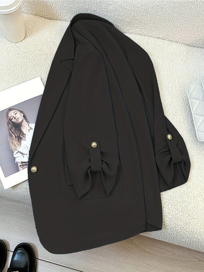 Dam Blazer Casual Vår/Sommar Kavaj med Enkelknäppning och Modern Design