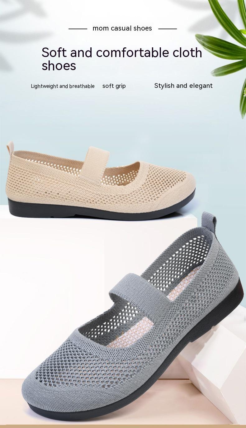 Dam Sneakers Mary Jane Lättviktiga Vardagsskor Bekväma för Sommar och Promenader