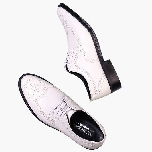 Herr Oxford Skor – Klassisk Brogue Stil för Formella Tillfällen