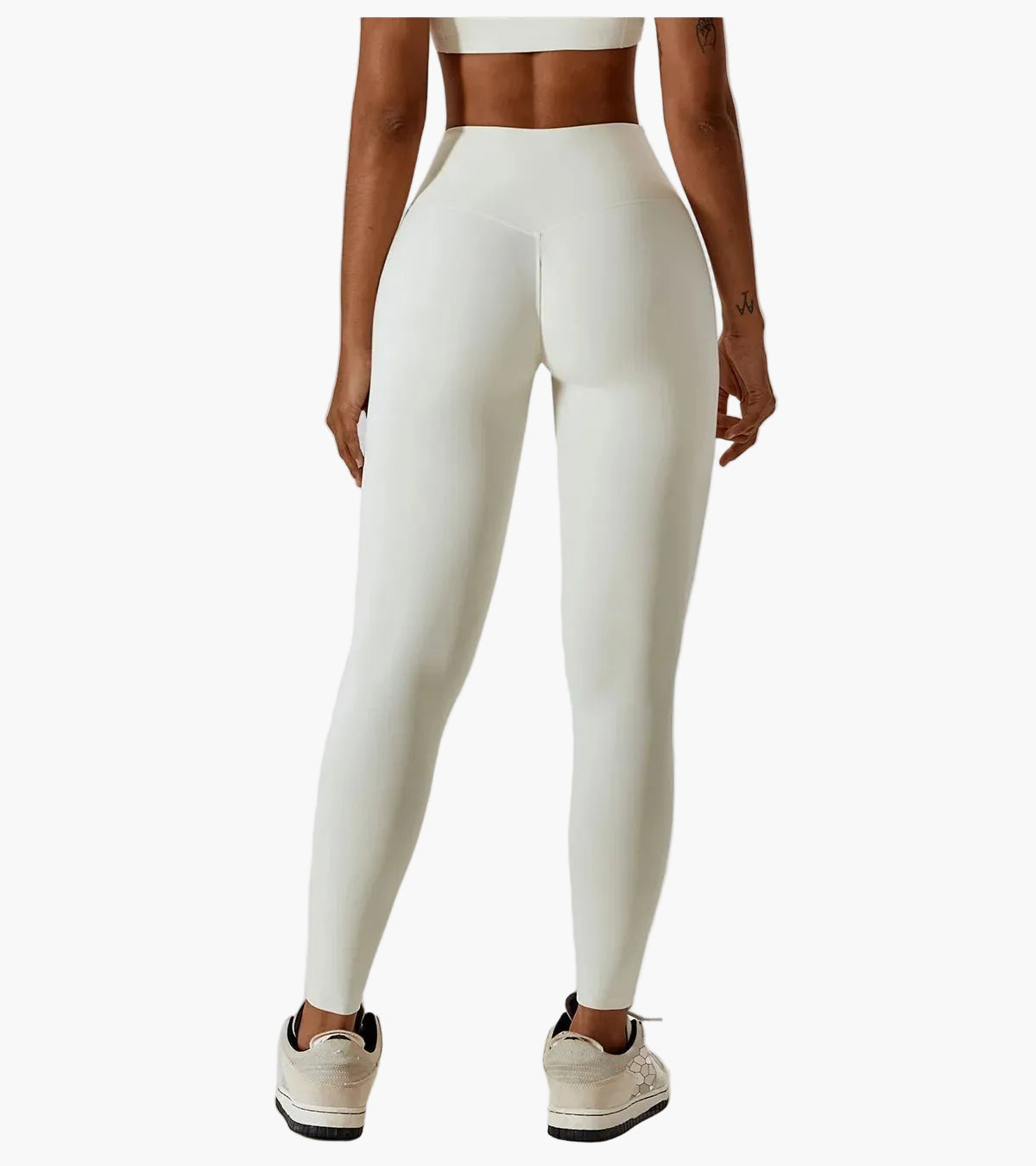 Damträning Set – Sport-BH och Högmidjade Leggings – Sömlös och Bekväm för Gym och Yoga