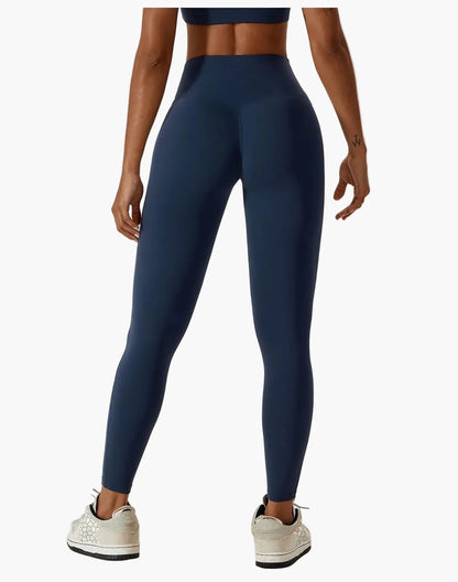 Damträning Set – Sport-BH och Högmidjade Leggings – Sömlös och Bekväm för Gym och Yoga