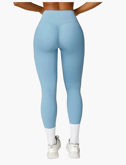 Damträning Set – Sport-BH och Högmidjade Leggings – Sömlös och Bekväm för Gym och Yoga