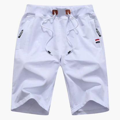Herrshorts för träning och fritid – Sportig design med dragkedjefickor och justerbar midja