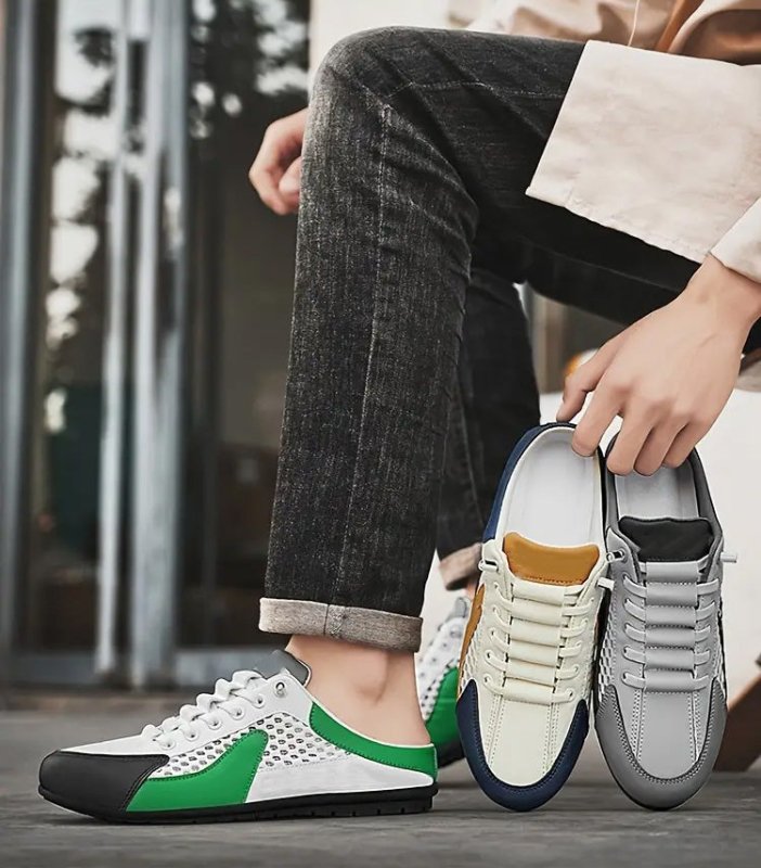 Herrtofflor – Sportiga Slip-on Loafers för Semester och Vardag