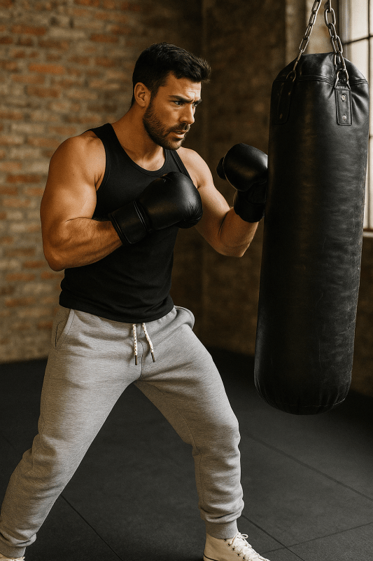 Herr Joggingbyxor Sportiga Loungewear Fritidsstil