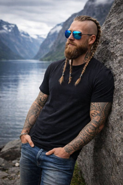 Herr Aviator Solglasögon för Sport och Körning – Polariserade, Trendig Design