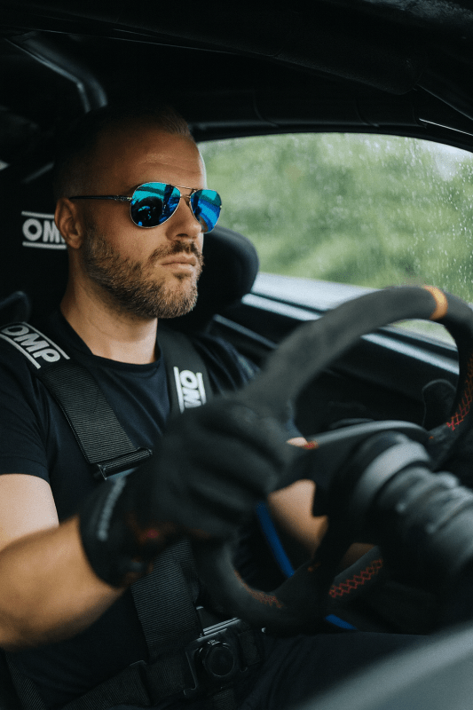 Herr Aviator Solglasögon för Sport och Körning – Polariserade, Trendig Design