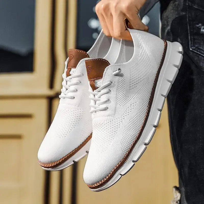 Herr Sneakers Sportig Låg Profil Vardagsstil