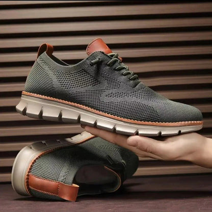 Herr Sneakers Sportig Låg Profil Vardagsstil