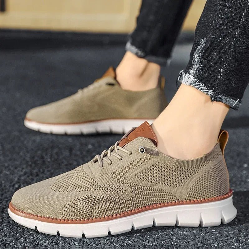 Herr Sneakers Sportig Låg Profil Vardagsstil