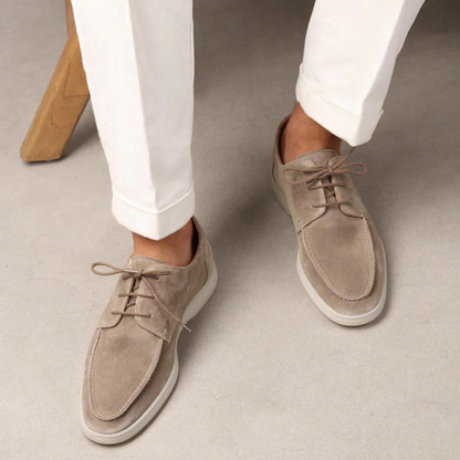 Herrskor klassiska snörade loafers för både vardag och fest