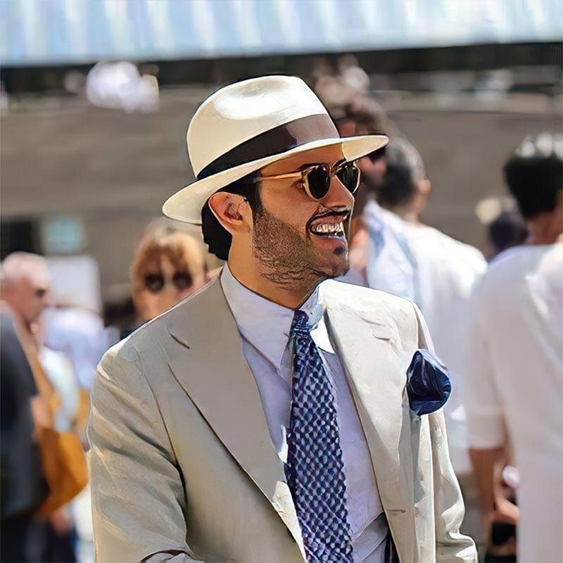 Unisex Sommarhatt i Halm med Brev, Flera Färger