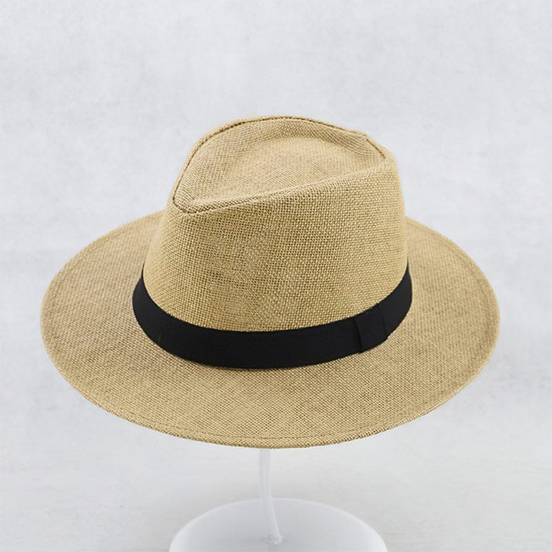 Unisex Sommarhatt i Halm med Brev, Flera Färger