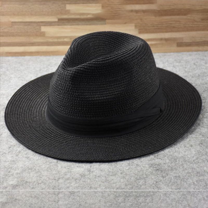 Unisex Sommarhatt i Halm med Brev, Flera Färger